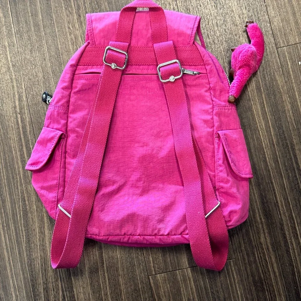 Kipling Fuschia Backpak Kids - Picture 4 of 5
